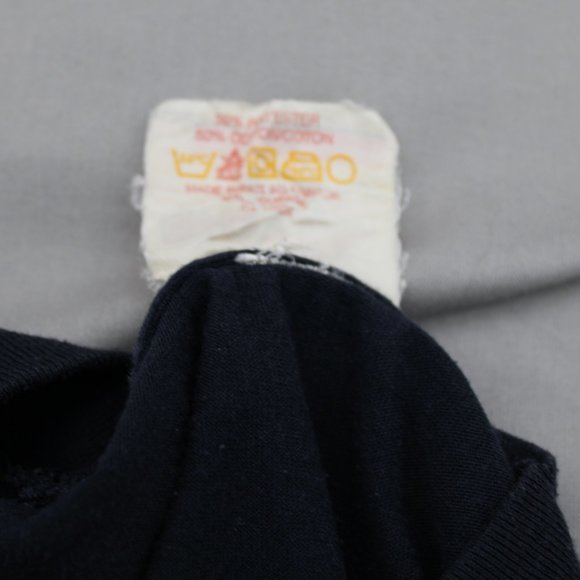 Vintage Graphic T-shir - Jack Daniel's Bottle Logo Novel Teez 1988- Men's Large - Picture 9 of 9